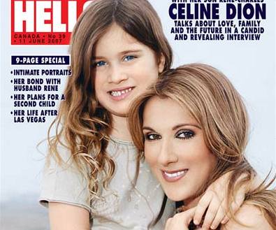 Celine Dionová pózovala se synem Charlesem