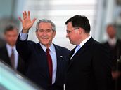 George Bush v Praze