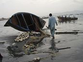Tajfun Gonu u pobeí Pákistánu