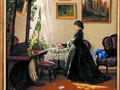 Ivan Ivanovi ikin: Ped zrcadlem (1870)