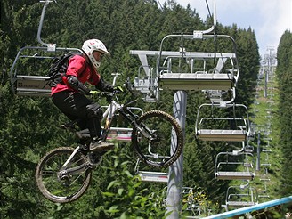 Bikepark na piku