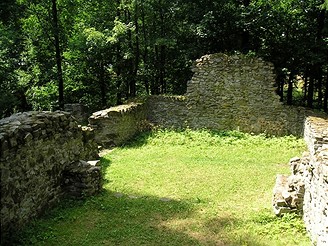 Kostel sv. Linharta v zanikl vsi Obora