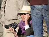 Americká hereka Cameron Diazová na návtv Machu Picchu v Peru (22. ervna...