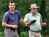 MFFKV - golfový turnaj Medvídek - Jií Macháek a Ondej Trojan