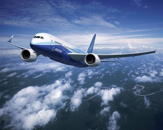 Letoun Dreamliner od Boeingu.