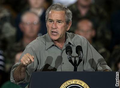 George Bush ujistil Ameriany, e válku v Iráku vyhrají.