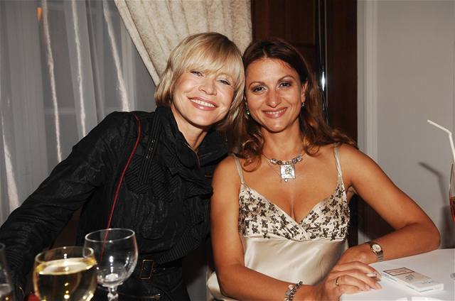 Jana vandová a Yvetta Blanaroviová na Audi party v Karlových Varech