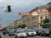 Dopravní �pi�ka v Minsku