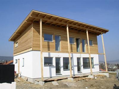 Stavba nízkoenergetického rodinného domu (ilustraní foto)