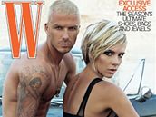 Victoria a David Beckhamovi v magazínu W