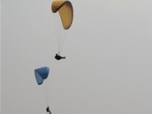 Paragliding u Trosek
