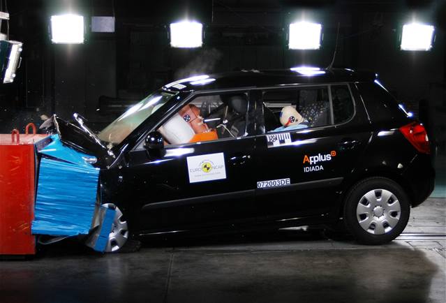 Crashtest koda Fabia