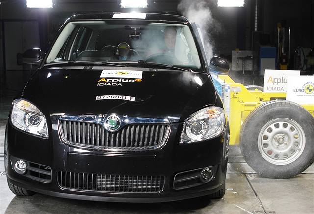 Crashtest koda Fabia