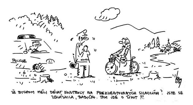 Pondl, 30. ervence 2007 Pondl, 30. ervence 2007 - e bychom mli dlat kontroly na frekventovan&#253;ch silnic&#237;ch? Jste se zbl&#225;znila, babiko. Tam jde o ivot!!!