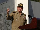 Raúl Castro pi projevu