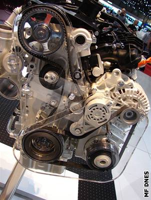 Rozvodový řemen u motoru VW
