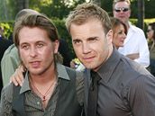 Mark Owen a Gary Barlow z Take That na premiée filmu Stardust (2007)