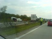 Smrtelná nehoda uzavela u Brna dálnici D1