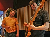Kapela Krytof ve studiu - Even Hofman a Nikolaj Arichtev