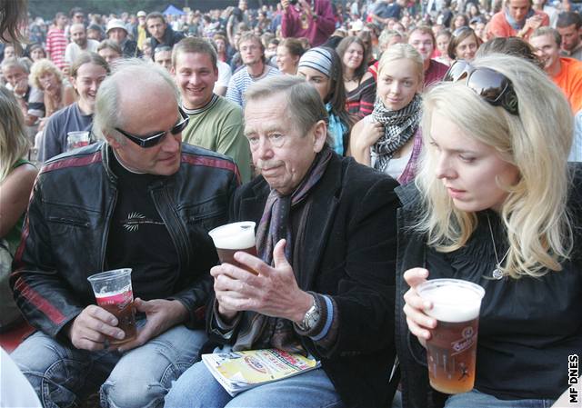 Václav Havel na festivalu v Trutnov