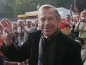 Václav Havel na festivalu v Trutnov