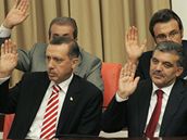 Recep Tayyip Erdogan a Abdullah Gül