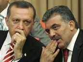 Recep Tayyip Erdogan (vlevo) a Abdullah Gül