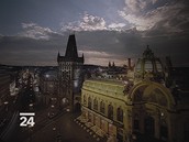 Nový design T24 - hraný pedl, tzv. ident, pro zpravodajství z Prahy