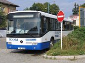 ICOM transport - Autobusové nádraí v Jihlav. 