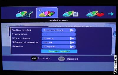Ladn digitlnho set-top boxu (STB) pro pjem DVB-T signlu
