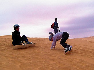 Sandboarding v Namibii