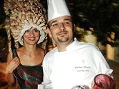 Adéla Gondíková a chef restaurace Allegro, která byla vyhláena nejlepí restaurací letoního roku