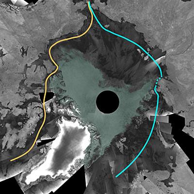 Satelitní snímky Arktidy znaí prchodnou severozápadní cestu.