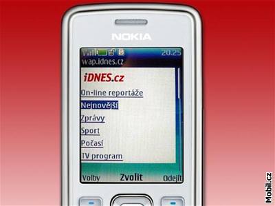 Zpravodajství iDNES na telefonech Nokia
