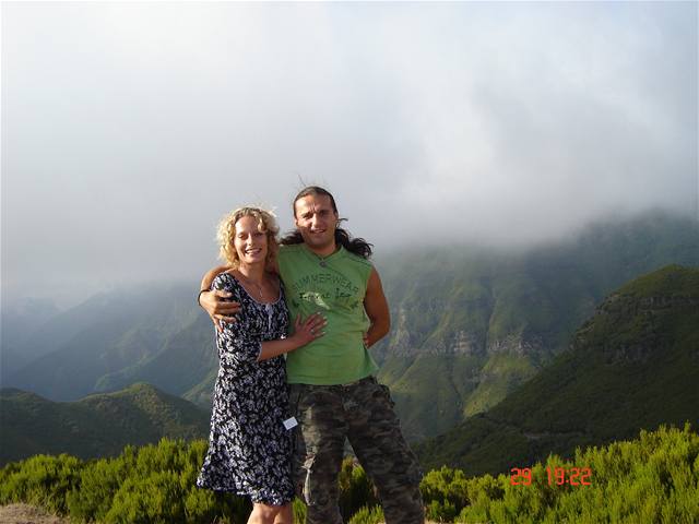 Novomanelé Kristina a Alan Bastienovi na svatební cest na Madeie 