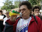 Demonstrace za více pen�z pro �kolství