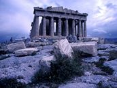 Parthenón, Akropolis, ecko