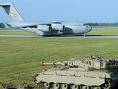 Den NATO v Ostrav - Strategický letoun C-17 Globemaster a legendární izraelský...