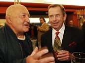 Václav Havel se Zdekem Srstkou