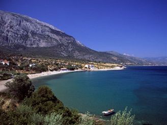 hora Kampos na ostrov Samos - ecko 