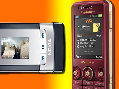 Nokia N76 a Sony Ericsson W660i