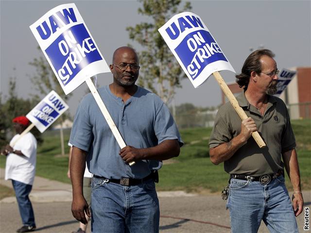 General Motors, stávka len odborové organizace United Auto Workers (UAW)