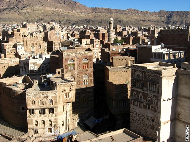 Jemen - Starobylé centrum hlavního msta Sana´a je pod zátitou UNESCA