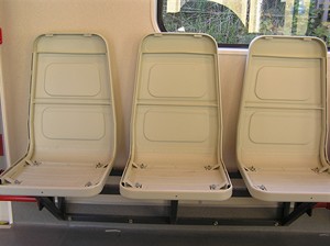 Škoda Transportation - interiér čelního vozu před funkční zkouškou
