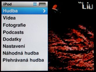 nov iPod - menu