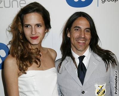 Anthony Kiedis s pítelkyní Heather Christieovou