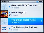 nový iPod - Podcasty