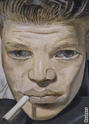 Kouící kluk, Lucian Freud