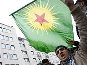 Sobotní kurdská demonstrace proti turecké ivazi do Iráku se odehrála peván v klidu