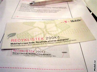 Recyklístek - získejte 200 K za odevzdání mobilu k recyklaci